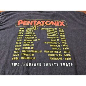 Pentatonix The World Tour 2023 T-Shirt Mens XXL Concert Merch